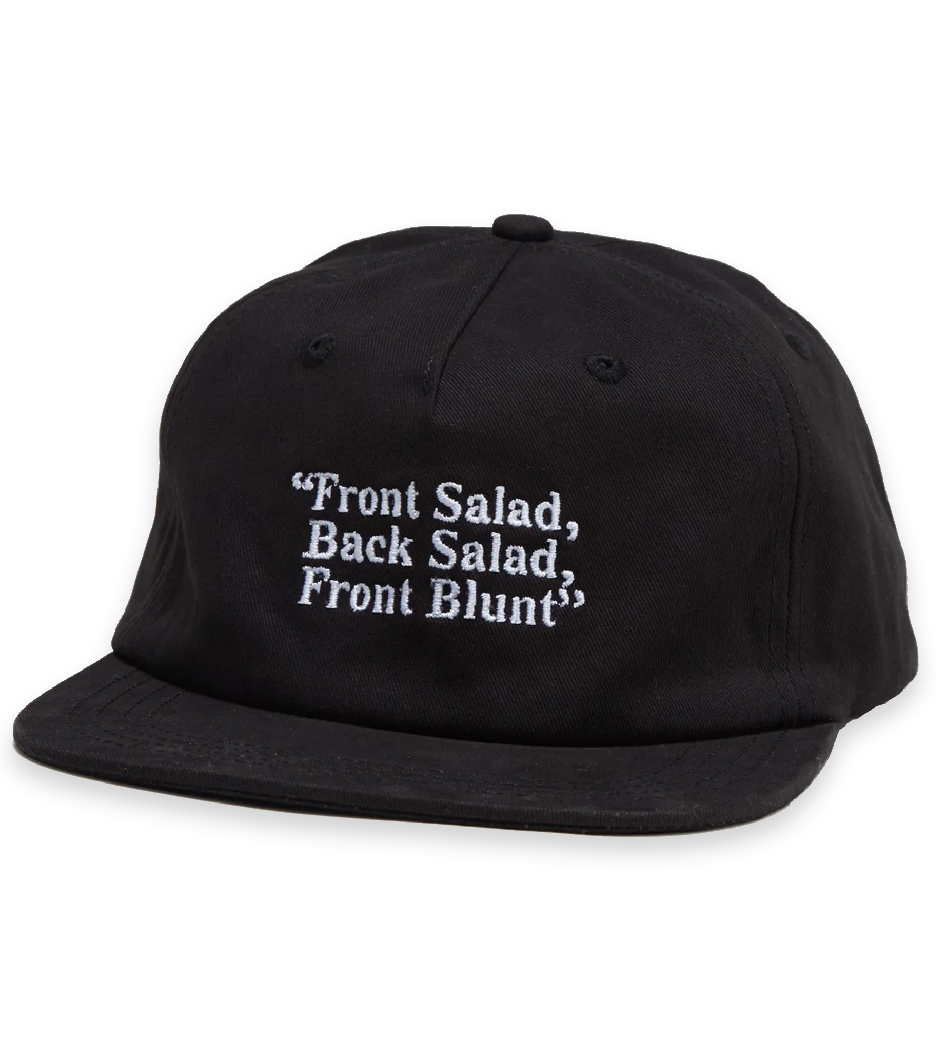 Front Blunt Hat - Black – Jenkem Magazine