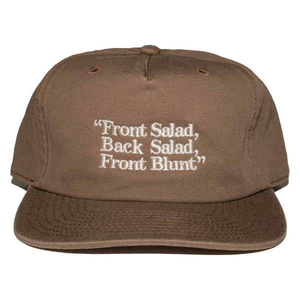 Front Blunt Hat - Brown