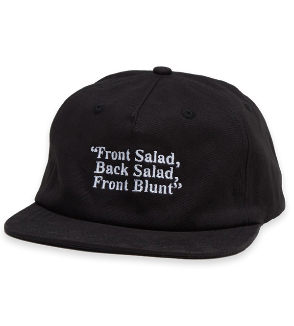 Front Blunt Hat - Black