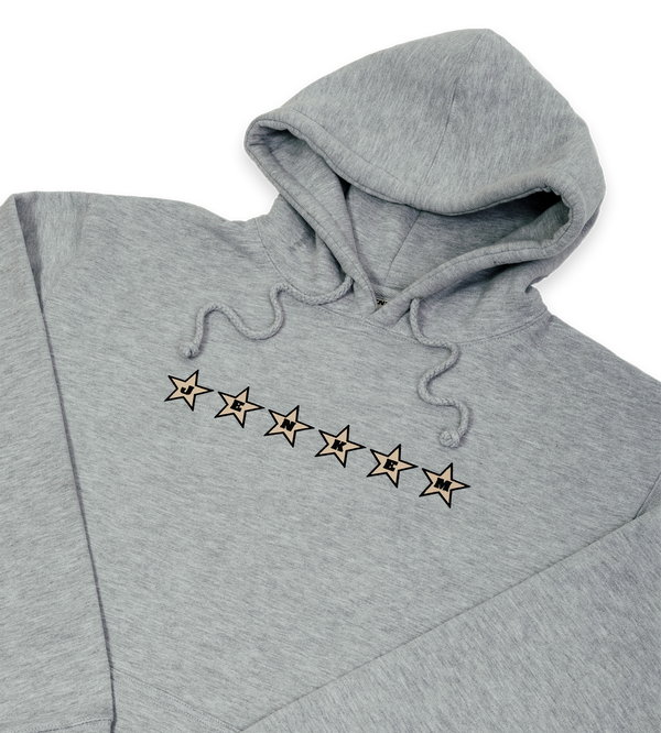 6 Star Hoodie (Heather Grey)