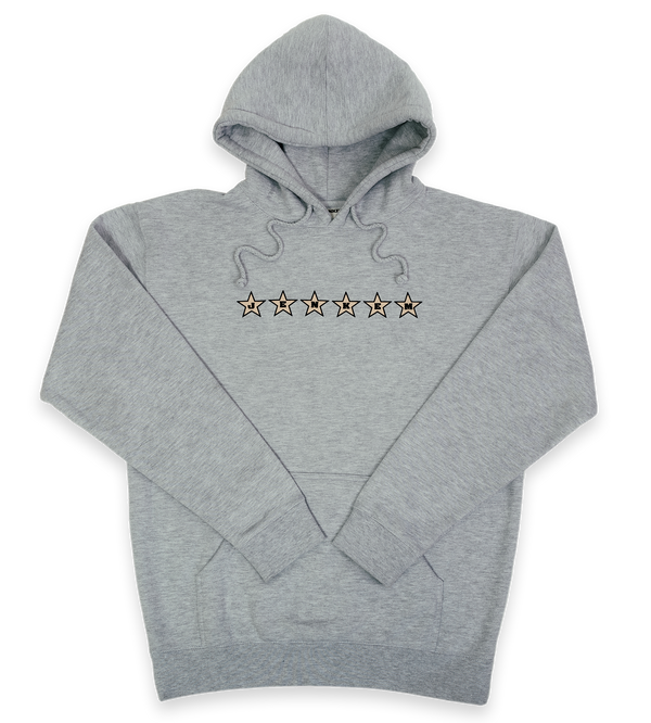 6 Star Hoodie (Heather Grey)