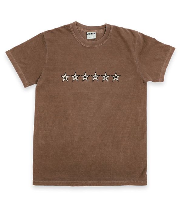 6 Star Tee (Brown)