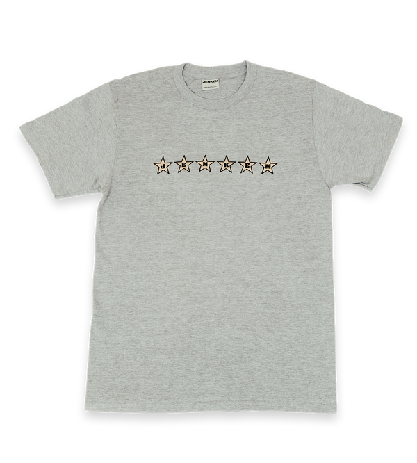 6 Star Tee (Heather Grey)