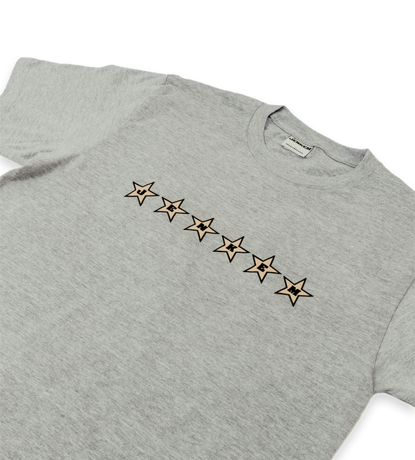 6 Star Tee (Heather Grey)